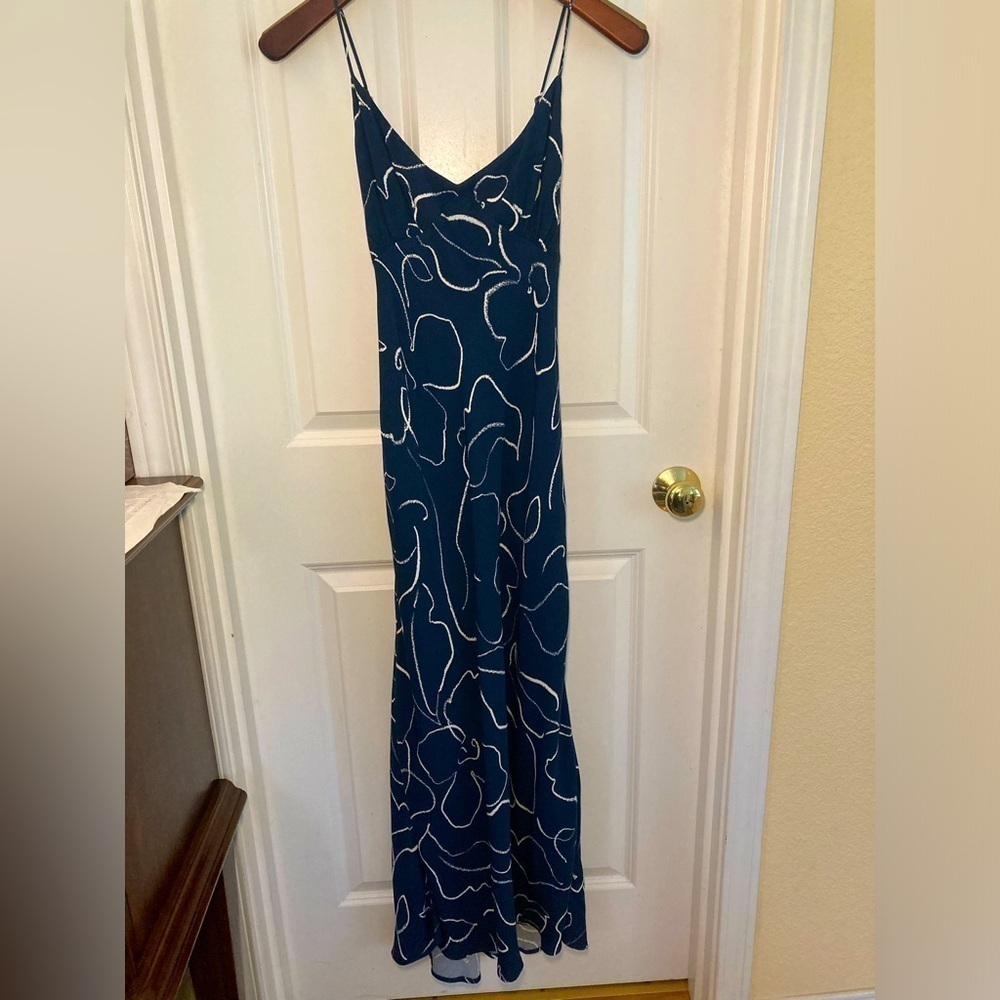 NWT Madewell Navy sundress with white design - Size 12